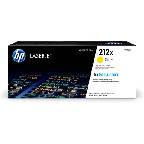 Toner HP 212X giallo W2122X giallo  W2122X